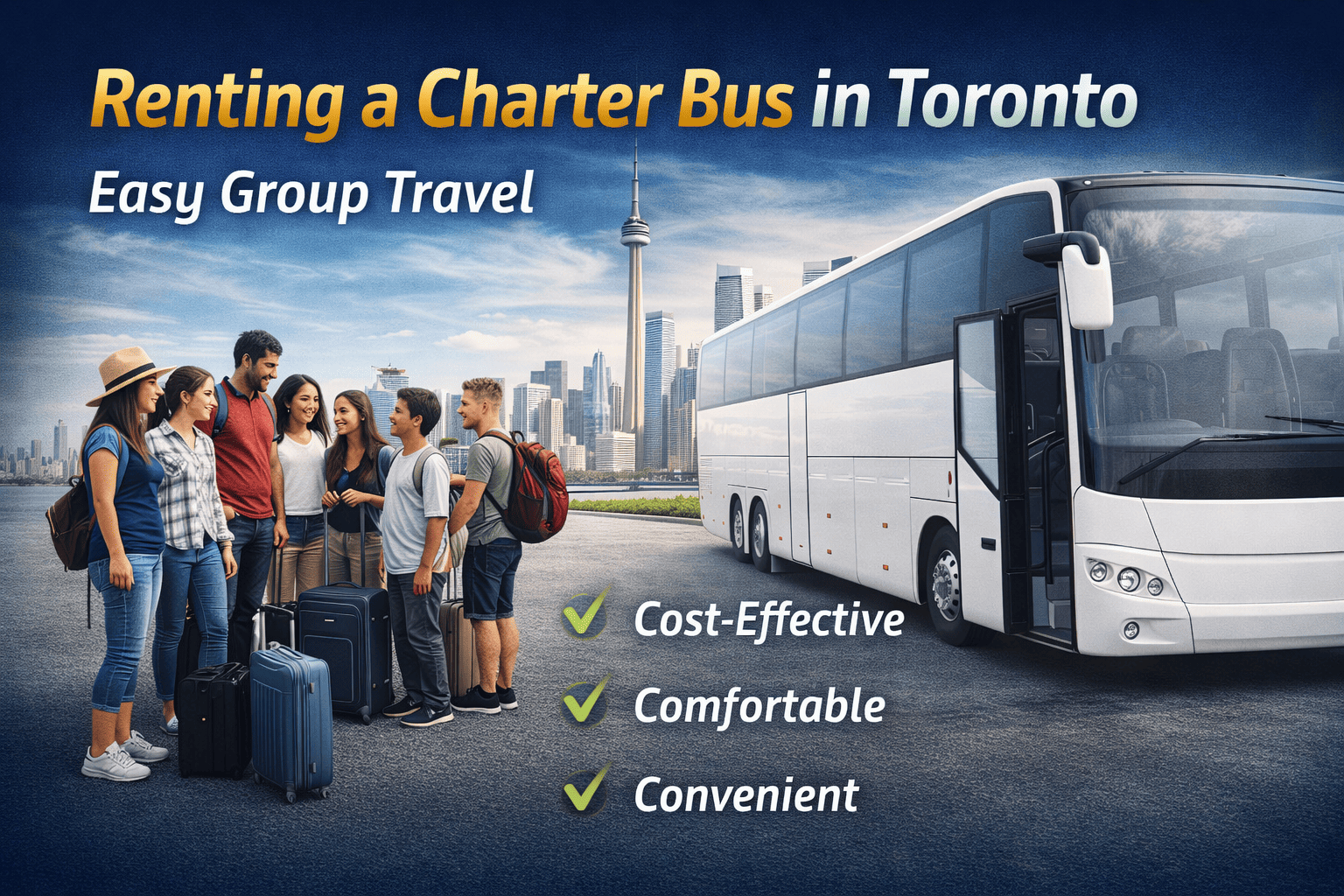 Renting a coach or charter bus in Toronto
